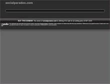 Tablet Screenshot of gypsey.socialparadox.com