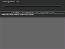 Tablet Screenshot of magicalsecretgarden.socialparadox.com